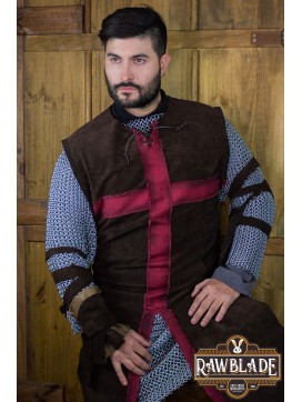 Crussader Knight Tabard - Brown/Red