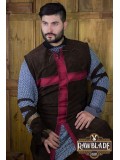 Crussader Knight Tabard - Brown/Red