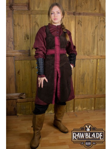 Crussader Knight Tabard, Woman - Brown/Red