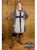 Crussader Knight Tabard, Woman - Gray/Black