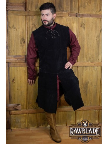 John Splitleather Tabard - Black