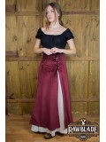 Isabela Deluxe Double Skirt - Bourdeaux