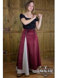 Isabela Deluxe Double Skirt - Bourdeaux