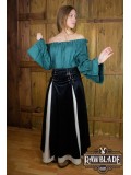 Isabela Deluxe Double Skirt - Black