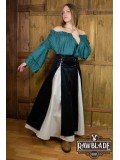 Isabela Deluxe Double Skirt - Black