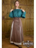 Isabela Deluxe Double Skirt - Brown