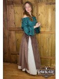 Isabela Deluxe Double Skirt - Brown