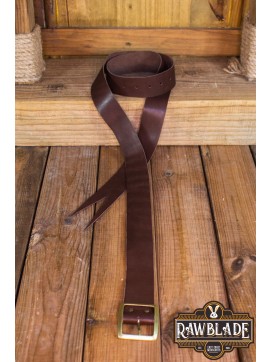 Guzman Long Medieval Belt  Brown