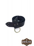 Lara Round Ring Belt - Black