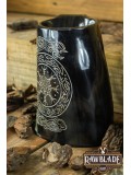 Horn Mug Big Viking Runes