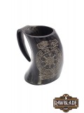 Horn Mug Big Viking Runes