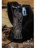 Horn Mug Big Viking Crow