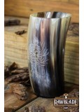 Horn Mug Viking Life Tree