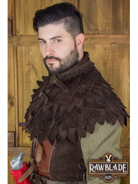 Oria Scale Gorget - Brown