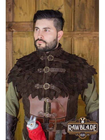 Oria Scale Gorget - Brown