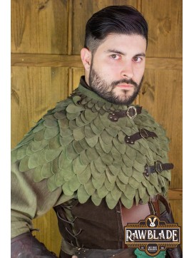 Oria Scale Gorget - Green