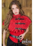 Oria Scale Gorget - Red