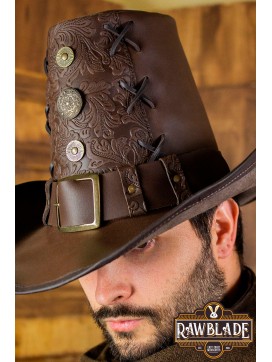 Johann Witch Hunter Hat Deluxe - Brown