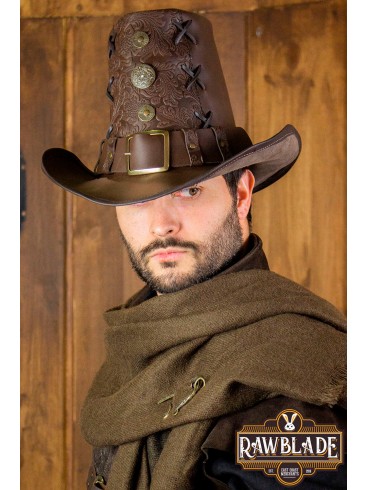 Johann Witch Hunter Hat Deluxe - Brown