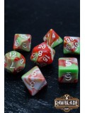 3 Color Blend Dice Set - Red&Green