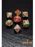 3 Color Blend Dice Set - Red&Green