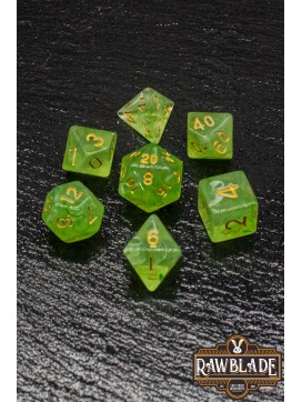 Gemstone Style Dice Set - Jasper