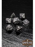 Acrylic Metallic Dice Set - Silver