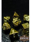 Acrylic Metallic Dice Set - Gold