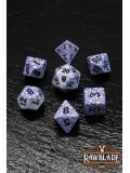 Cracked Style Dice Set - Blue