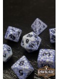 Cracked Style Dice Set - Blue