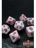 Cracked Style Dice Set - Red