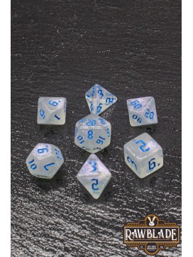 Gothic Iridiscent Dice Set - Mystic Frost