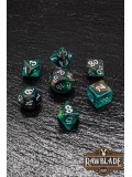 Gothic Nebula Dice Set - Mystic Mossy