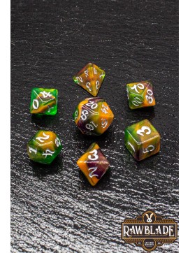 Gothic Nebula Dice Set - Borealis Galaxy