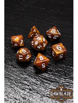 Marble Dice Set - Bronze