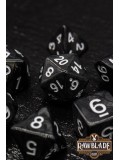 Marble Dice Set - Black