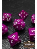 Marble Dice Set - Purple