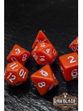 Opaque Dice Set- Orange