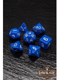 Opaque Dice Set- Blue