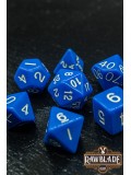 Opaque Dice Set- Blue