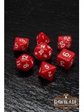 Opaque Dice Set- Red