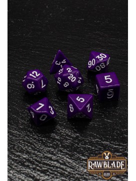 Opaque Dice Set- Purple