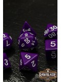 Opaque Dice Set- Purple