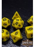 Opaque Dice Set- Yellow