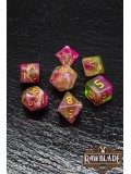 Marble 4 Colors Gothic Dice Set - Coral Pink