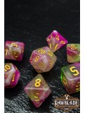 Marble 4 Colors Gothic Dice Set - Coral Pink