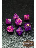 Marble 4 Colors Gothic Dice Set - Nacre Pink