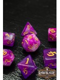 Marble 4 Colors Gothic Dice Set - Nacre Pink