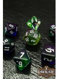 Marble 4 Colors Gothic Dice Set - Spectral Night