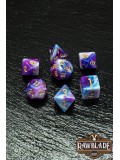 Marble 4 Colors Gothic Dice Set - Midnight Blue